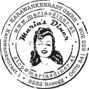 Logo von Maria's Diner mit stilisierter Frauenfigur